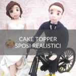 cake topper sposi realistici