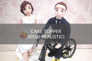 cake topper sposi realistici