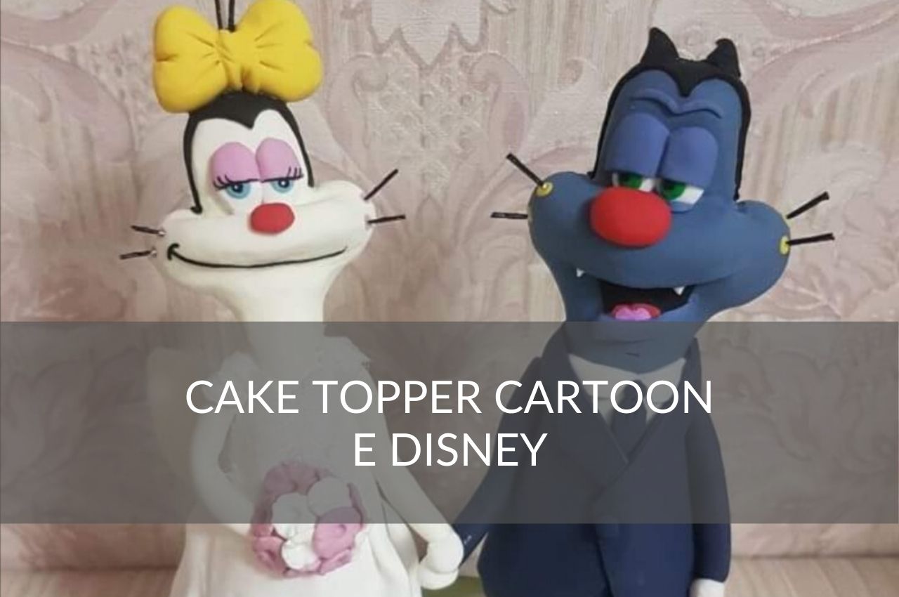 cake topper cartoni animati disney